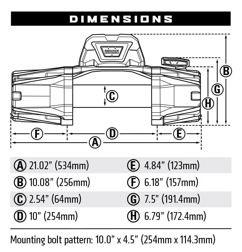 WARN VR EVO 8-S 8000lb Synthetic Rope Winch | Premium Vehicle Recovery System