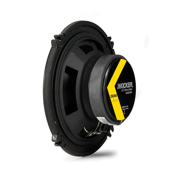 Kicker 43DSC6504 6.5” DS Coaxial Car Speakers (Pair) – 4 Ohm