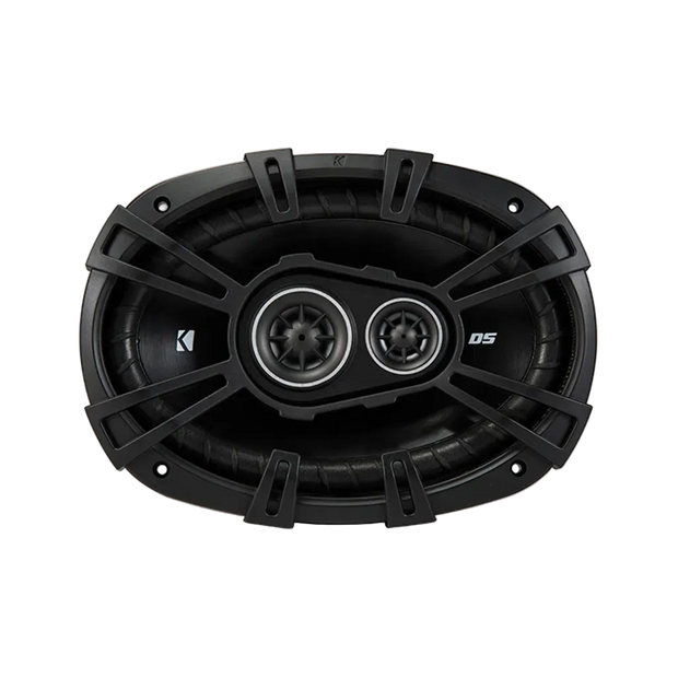 Kicker 43DSC69304 6x9” DS 3-Way Coaxial Car Speakers (Pair) – 4 Ohm