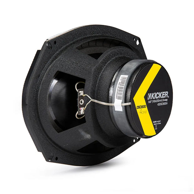 Kicker 43DSC69304 6x9” DS 3-Way Coaxial Car Speakers (Pair) – 4 Ohm