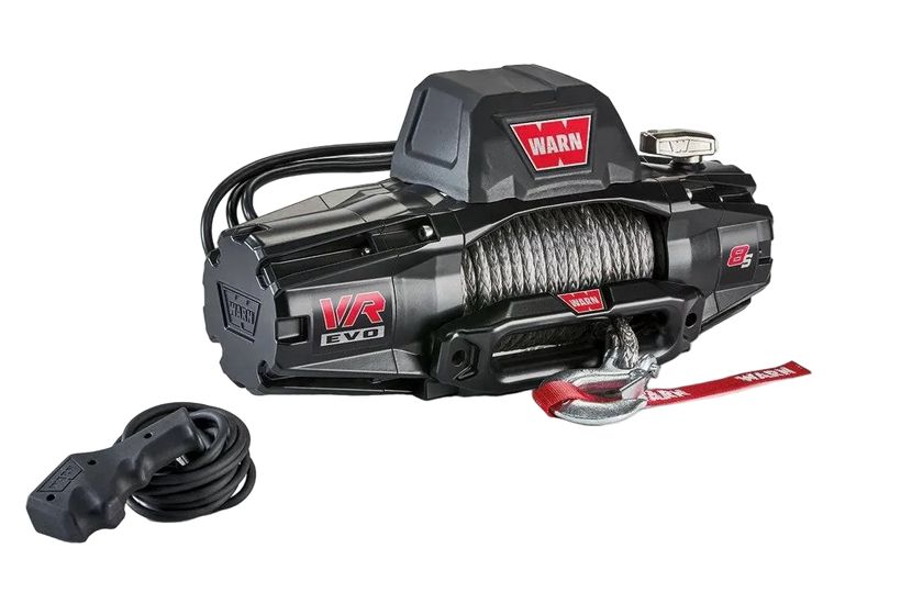 WARN VR EVO 8-S 8000lb Synthetic Rope Winch | Premium Vehicle Recovery System
