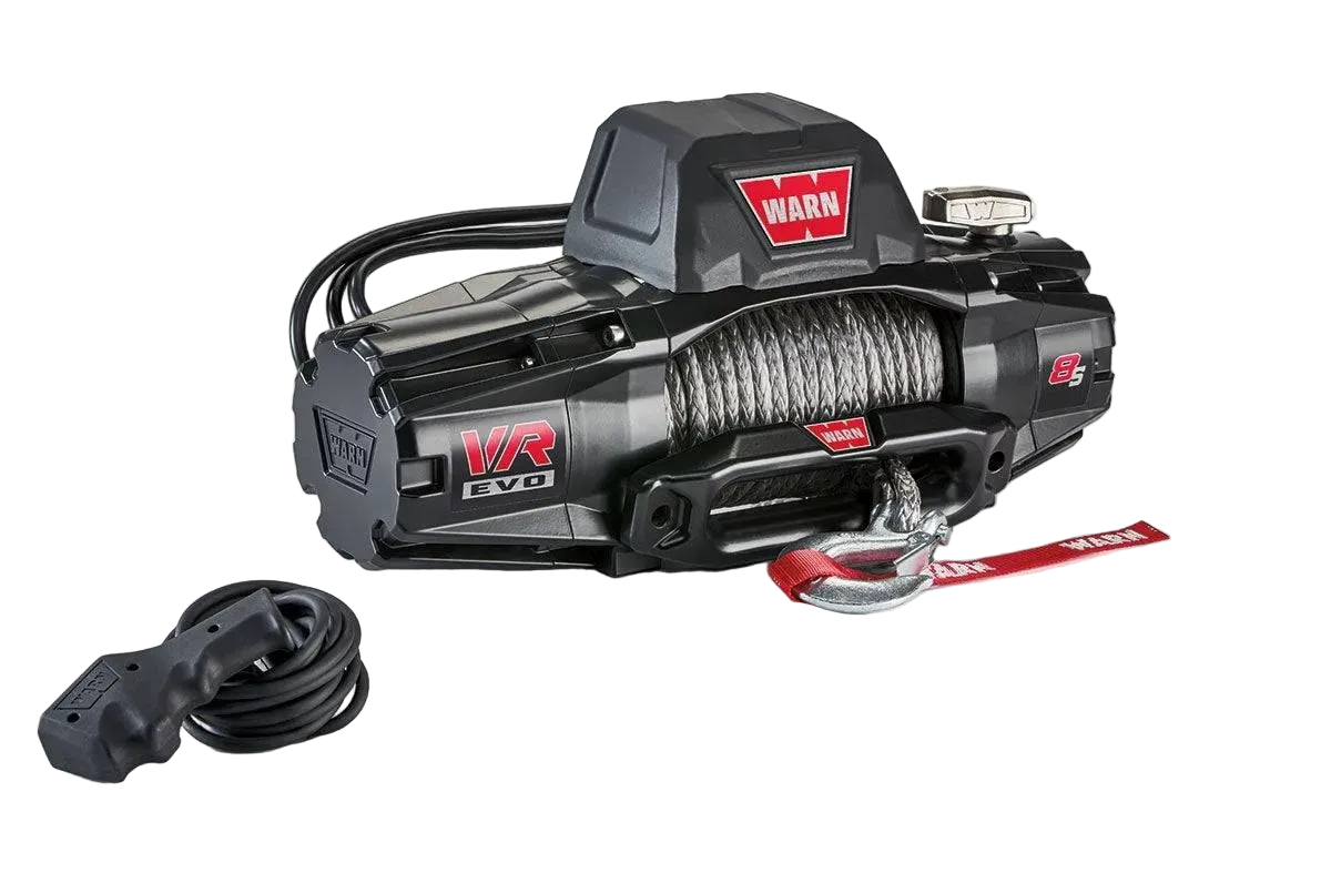 WARN VR EVO 8-S 8000lb Synthetic Rope Winch | Premium Vehicle Recovery System