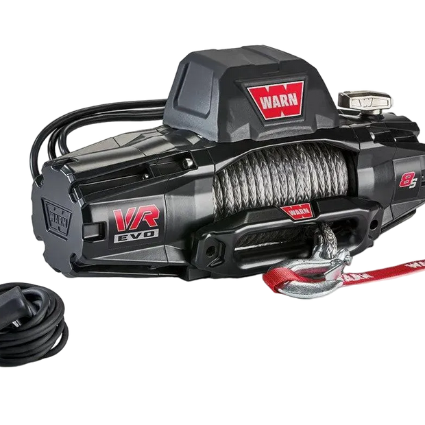 WARN VR EVO 8-S 8000lb Synthetic Rope Winch | Premium Vehicle Recovery System
